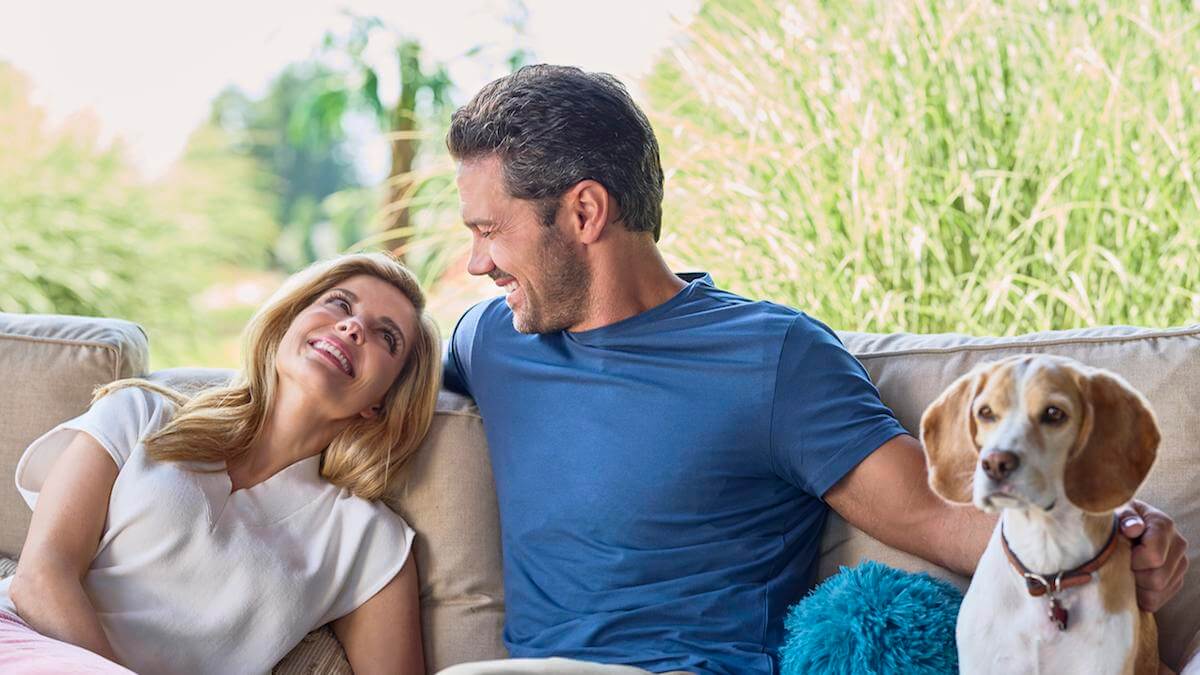 Jen Lilley and Ryan Paevey in the Hallmark romcom A Little Daytime Drama.