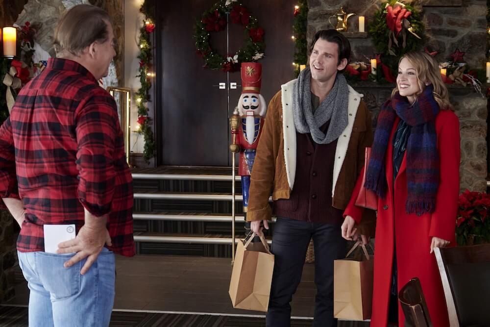 Kevin McGarry and Kayla Wallace star in My Grown-Up Christmas List, one of three original movies to premiere during Hallmark's Christmas in July 2022