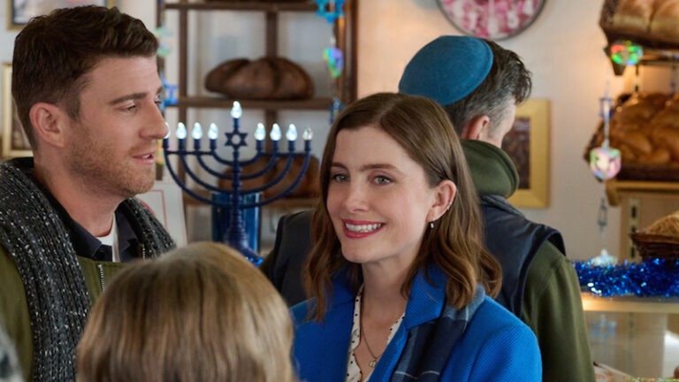 Vic Michaelis gets stuck in a time loop in the new Hallmark Hanukkah movie Round and Round
