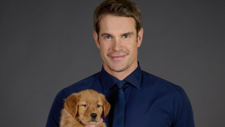 New Hallmark romance movie features puppies and Stephen Huszar. We are so there.