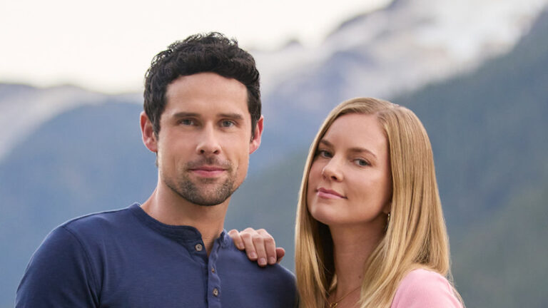 Cindy Busby and Benjamin Hollingsworth find love in the new Hallmark movie A Whitewater Romance