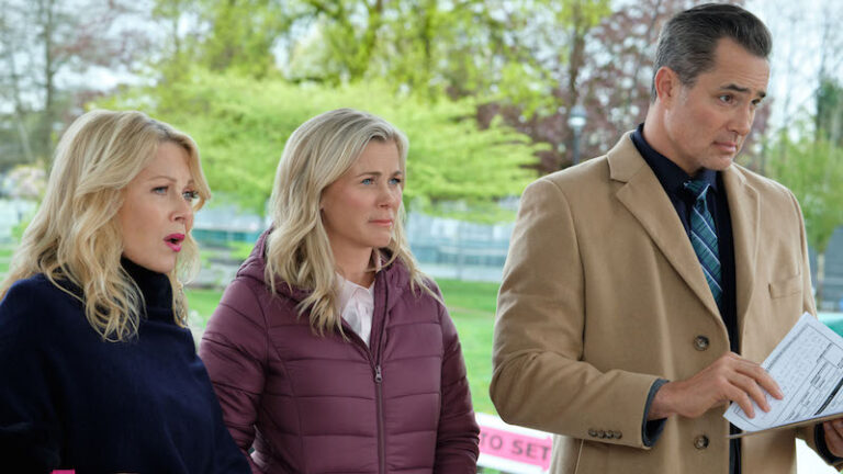 Alison Sweeney and Victor Webster reunite in A Sprinkle of Deceit: A Hannah Swensen Mystery